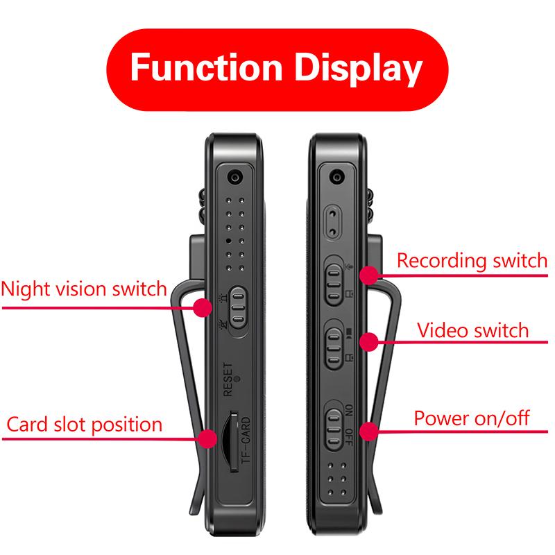 1Pc Portable Digital Video Recorder For L7 Wifi 1080P Body Mini Camera Police Bodycam Infrared Night Vision Miniature Camcorer