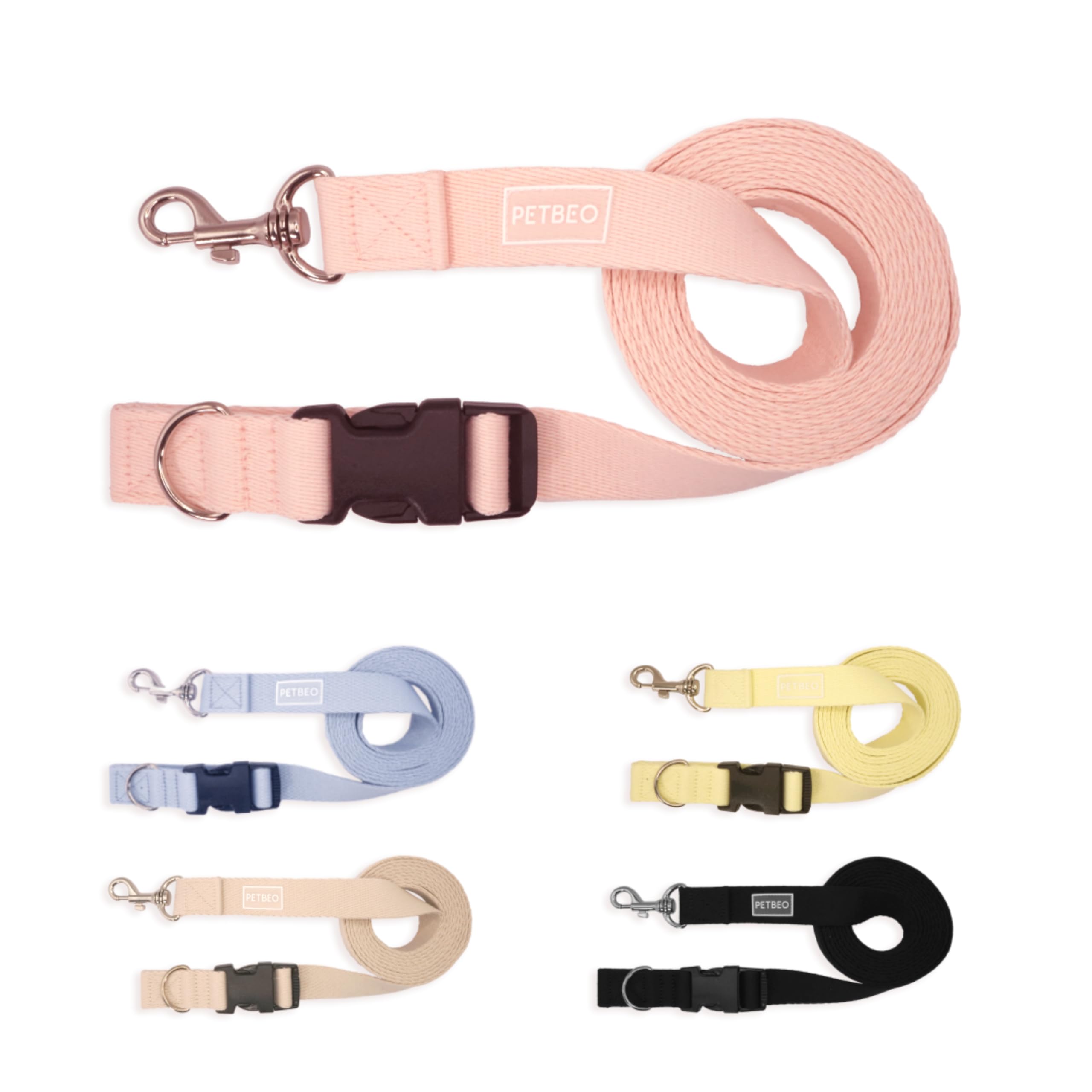 re ens for Dogs and Cats and Adjustable Easy to PETBEO Korean Lead Hands-Free Lead, Shoulder/Waist Strap, (Small, Medium, Puppies), Length,