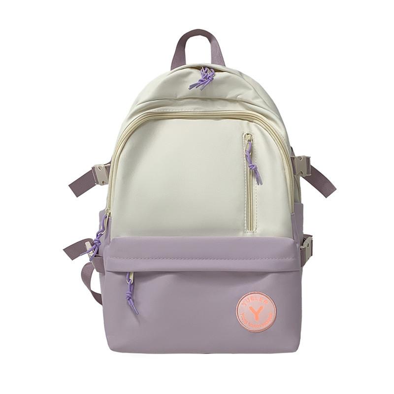 Backpack For Girls Small School Student Nylon Large Capacity With Laptop Pocket For Daily Use
