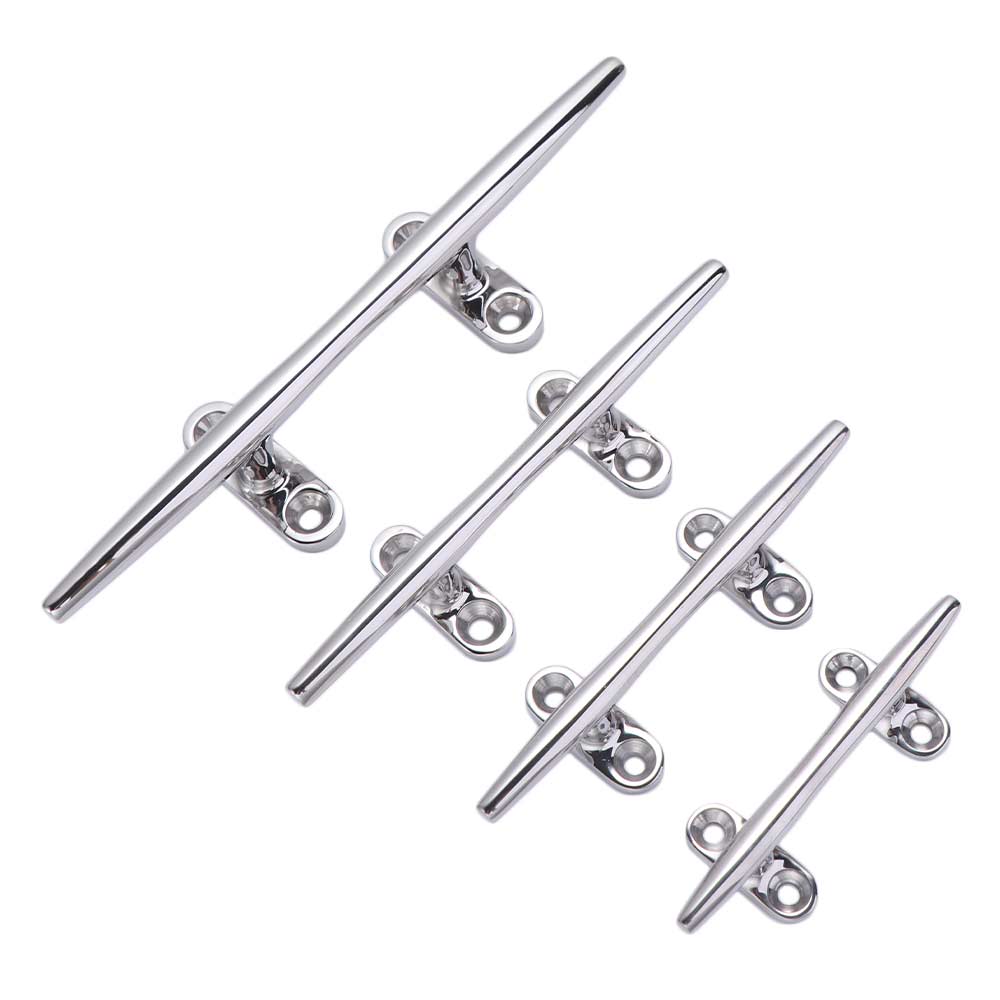 316 Stainless Steel Boat Hollow Base Cleat 4-8inch Heavy Duty Boat Cleat Boats Deck