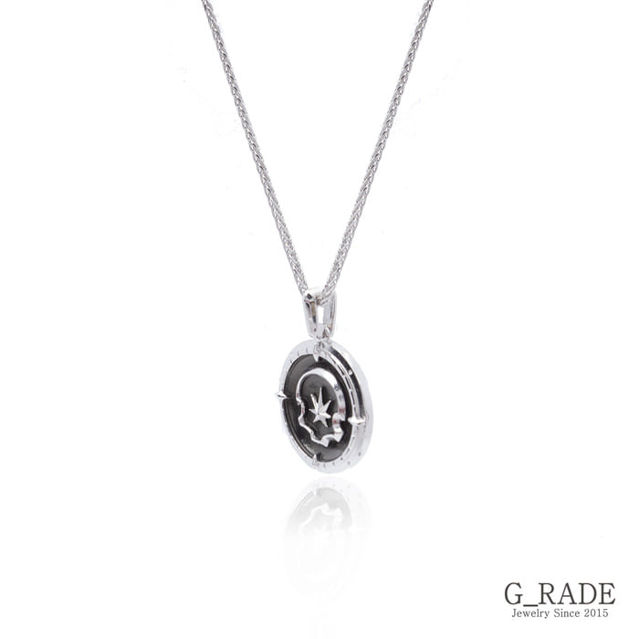 G_Rade Basic Circle Logo Necklace(L Size)