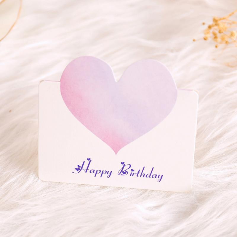Love Heart Greeting Card Valentine's Gift Card Wedding Birthday Wedding Romantic Invitations Gifts Wishing Postcard