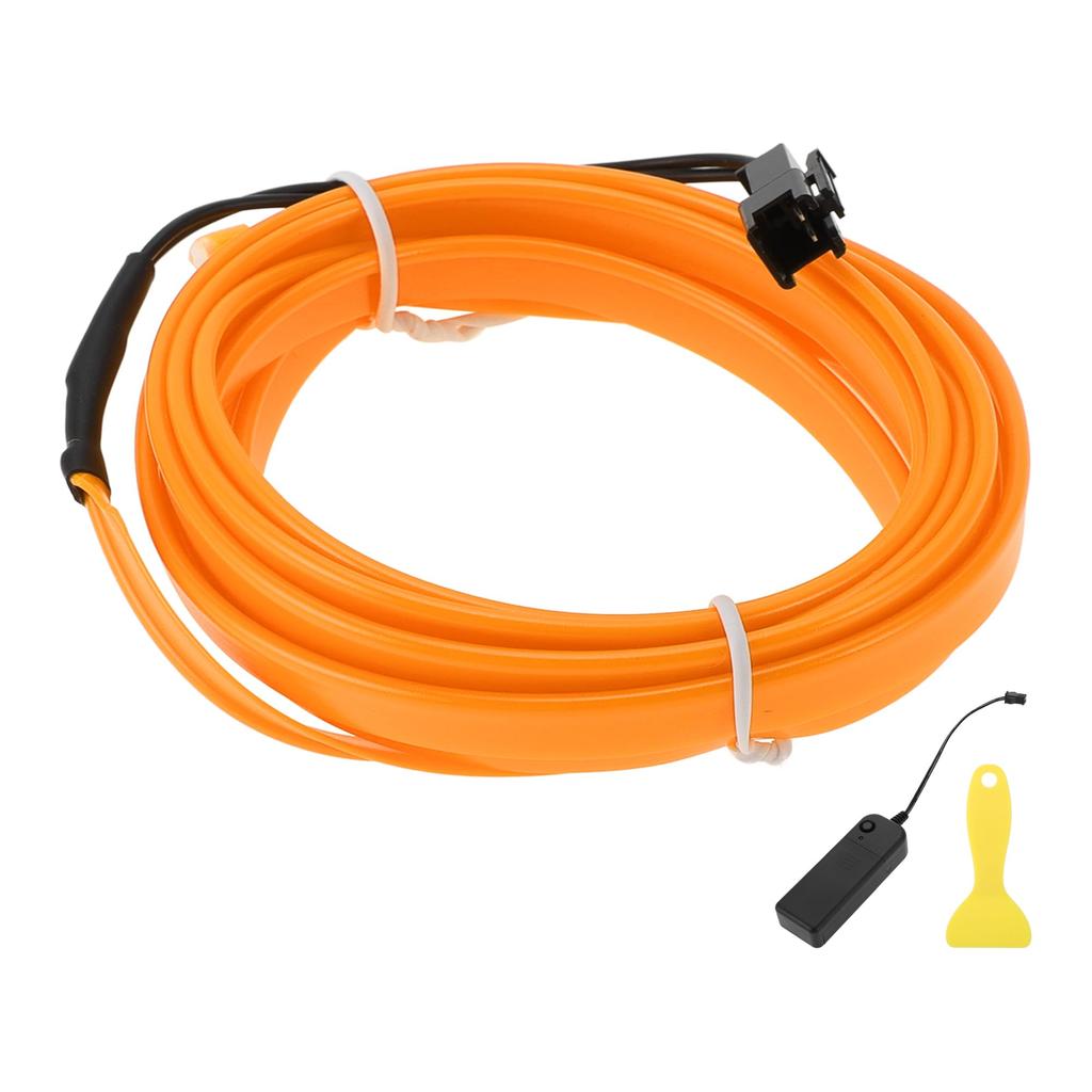 A ABSOPRO 2m EL Wire Cable LED Glow String Lights Car Interior Lighting Strip