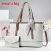 Pu Leather Large Tote Bag For Women With Zipper Pocket And Inner Compartments For Daily Commuting