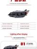 15-17 Toyota Camry US Headlight Assembly: LED Projector, Daytime Running, Flowing Turn Signal