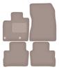 Beige Velour Floor Mats For: Nissan Qashqai III SUV (2021-)