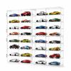 Miniature Car Storage Tomica 8 Compartments X 4 Clear Case, Compatible, Pieces,