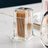 Toothpick Box Thickened Acrylic Transparent Portable Creative Convenient Life Home Living Room Storage Box