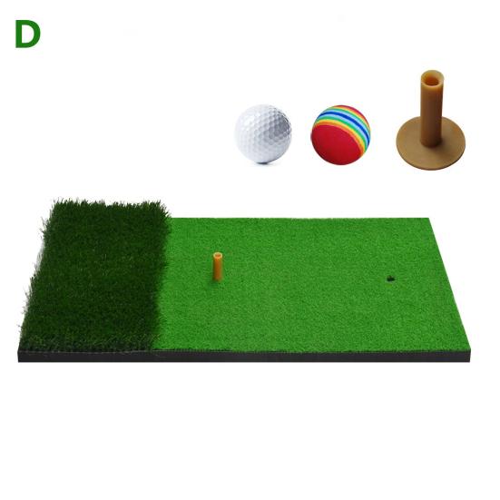 Golf Mat Training Practice Hitting Faux Turf Grass Pad Indoor Exercise Cushion