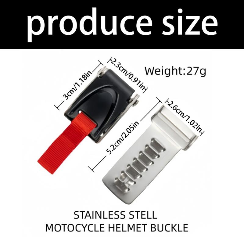 ABS Construction Motorcycle Helmets Clip Buckle with 7 Section Quick Release System for Enhanced Safety Performances