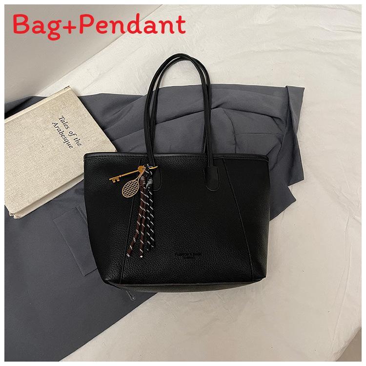 Tote Bag Female Large Capacity Pu Tote Bag With Zipper Closure For Daily Use