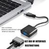 1080P USB3.0 To VGA Cable Adapter USB3.0 Male To VGA Female Video Converter for PC Laptop TV Projector Monitor Accessories