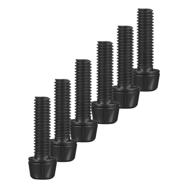 6pack Bike Brake Calipers Bolts Stainless Steel Screw Calipers Screws Retainers for Accessory Mounting