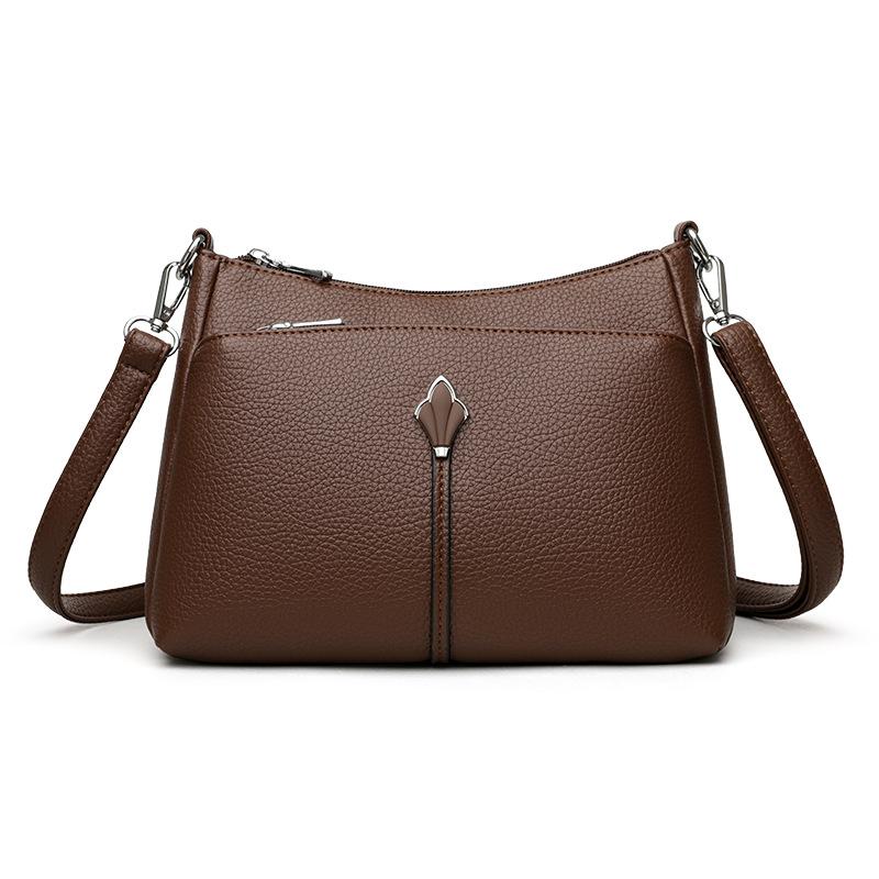 Große Einzel-Schultertasche für Frauen mittleren und höheren Alters für den lässigen Arbeitsweg