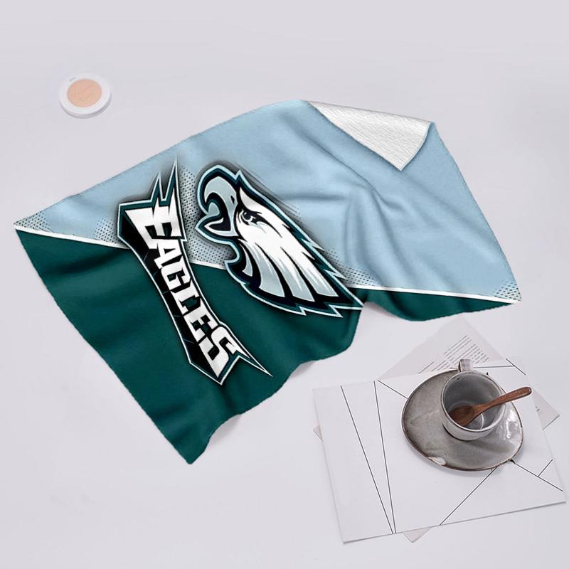 proof beach towel with Philadelphia Eagles LOGO pattern - soft,absorbent,quick-drying,machine washable - perfect for swimming,camping,bathing