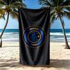 Inter Milan Beach Towel High Absorbency Quickdry Comfortable Lightweight
