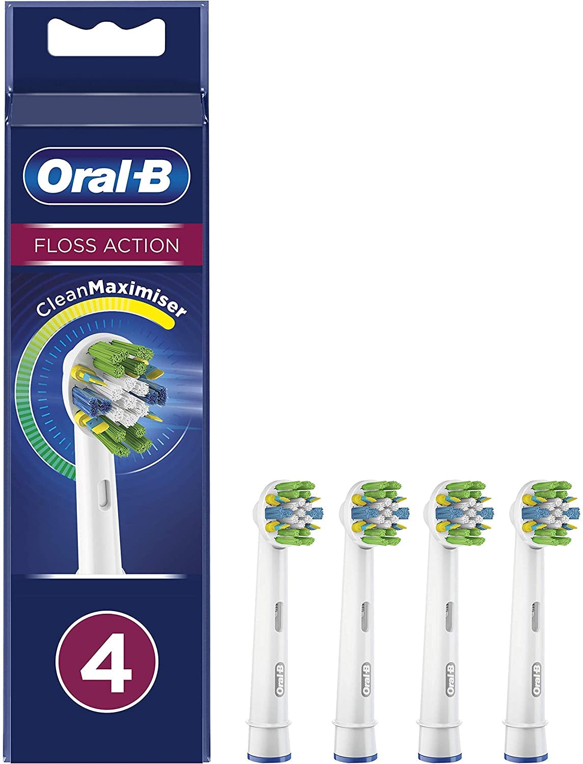 

Сменная щетка Braun Oral B с функцией межзубного контакта 4 шт. Протирка/зубная нить EB25RB-4-EL [Продукт]
