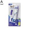 Pets Tartar Control Kit For Dogs Contains Toothpaste Toothbrush And Fingerbrush 4-Piece Dental Care Kit For Pet Teeth Clean Z5S2
