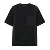 BASSOHOMME Woven Contrast Round Short Sleeve T-Shirt (Wsy2Kr63A)