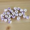 30pcs/set Round DIY Ceramic Beads Creative Chinese Style Beads Collection Jewelry Making  Crafts