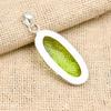 Colgante de peridoto hecho a mano en plata de ley 925 para bodas.