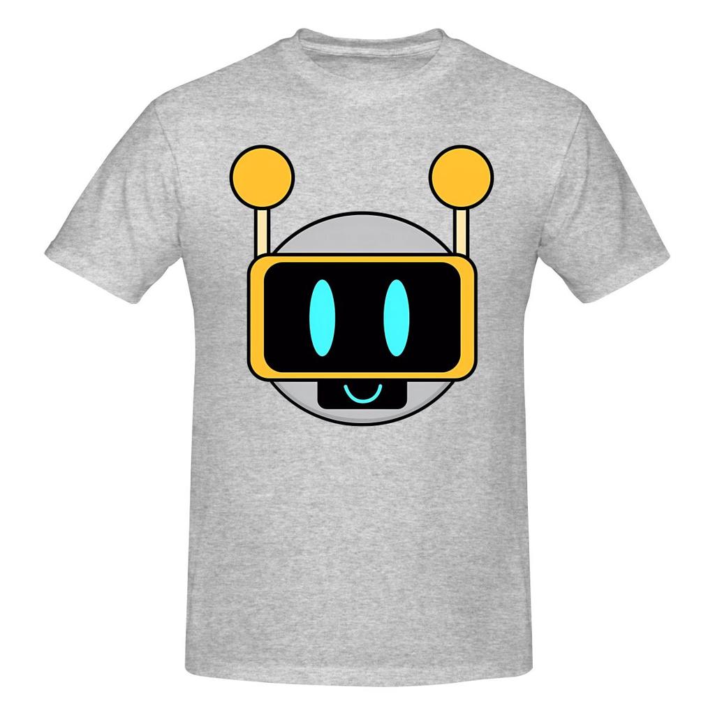 Sprunki Happy Mr Fun Bot Robot Head Not Easy To Deform Tshirtartistic Style Dark Color Schemes Short Sleeve