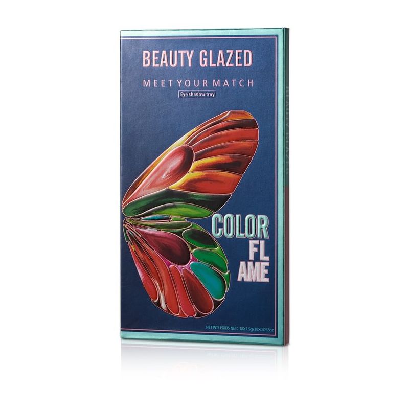 BEAUTY GLAZED - Color Flame Butterfly Eyeshadow Palette (18 Colours)