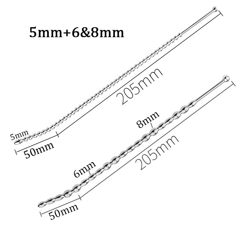 Penis Plug Metal Urethral Dilator Sounding Rod Adult Sex Toys For Men Cock Uretra Dilatation Stainless Steel Urethral Sounds