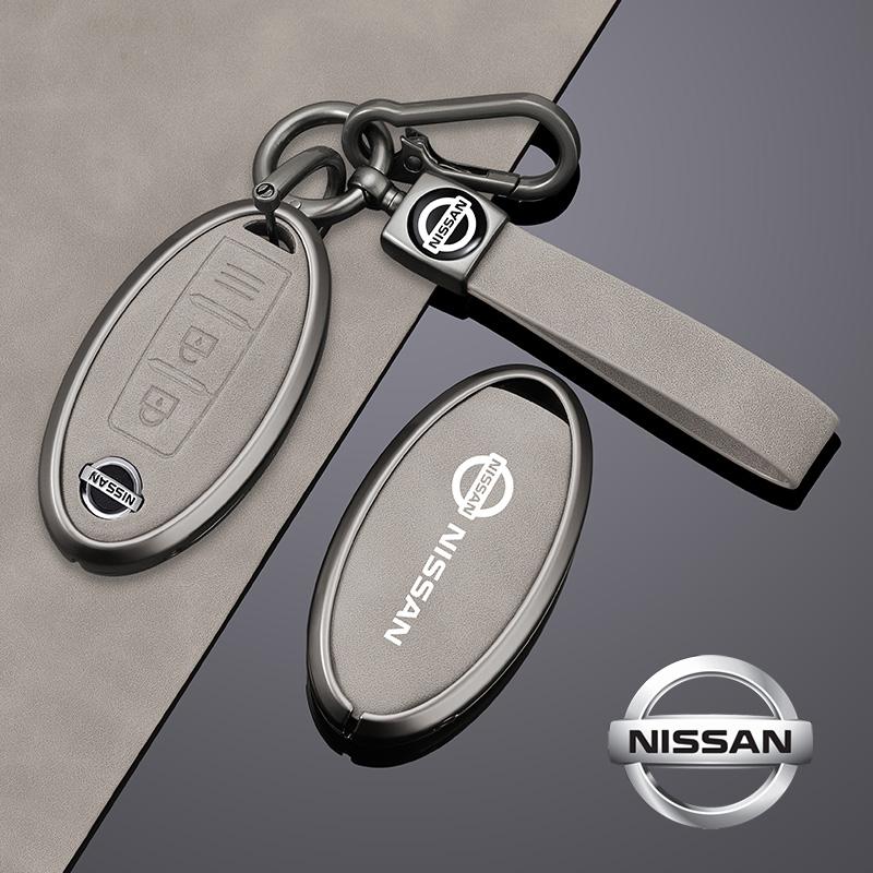 Zinc Alloy Car Key Case Full Cover for Nissan Leaf Qashqai Micra J11 J10 X Trail T32 Versa Note Patrol Key Fob Cover Accessories