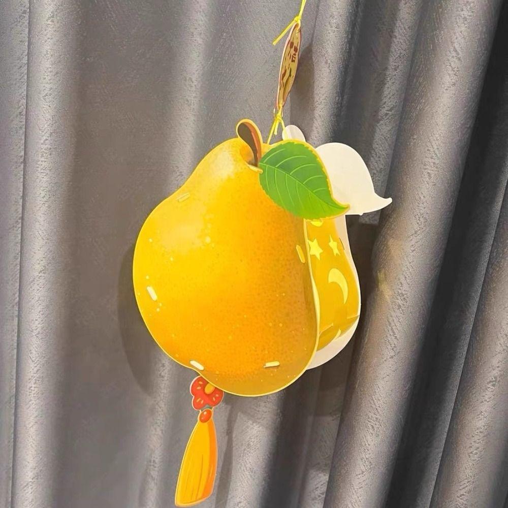 Decorative with Tassel Mid-Autumn Festival Lantern Fruit Handheld Lantern Flower Lanterns  Kids