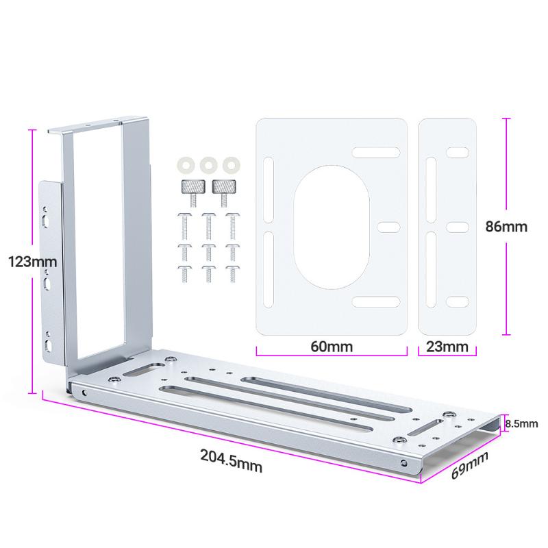 

1 Set External Gpu Docking Station Vertical Gpu Mount Bracket 2/3 Slots Graphics Card Steering Holder With Hardware Egpu Dock as the picture