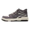 Li Ning Wave MID FLEECE Thermal Slip Resistant Mid Top Skateboard Shoes Unisex Gray AGCV381-2