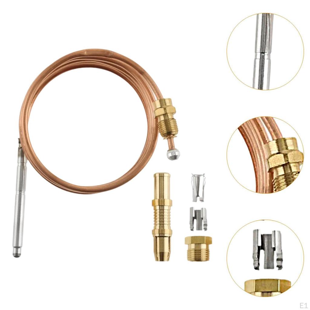 Kit de înlocuire pentru termocuplu din cupru portabil pentru arzătoare cu control cu ​​termostat
