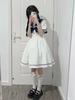 Japanese Sweet Student College Wind Navy JK Dress Women's Summer Lolita Princess Dress Adult Daily Light Lo