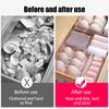 Drawer Divider 8cm Height 27.5 52cm Adjustable Length Expandable Drawer Separator for Kitchen Bedroom Bathroom