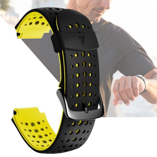Dvoubarevný silikonový řemínek pro hodinky Garmin Forerunner 235/220/230/620/630/735
