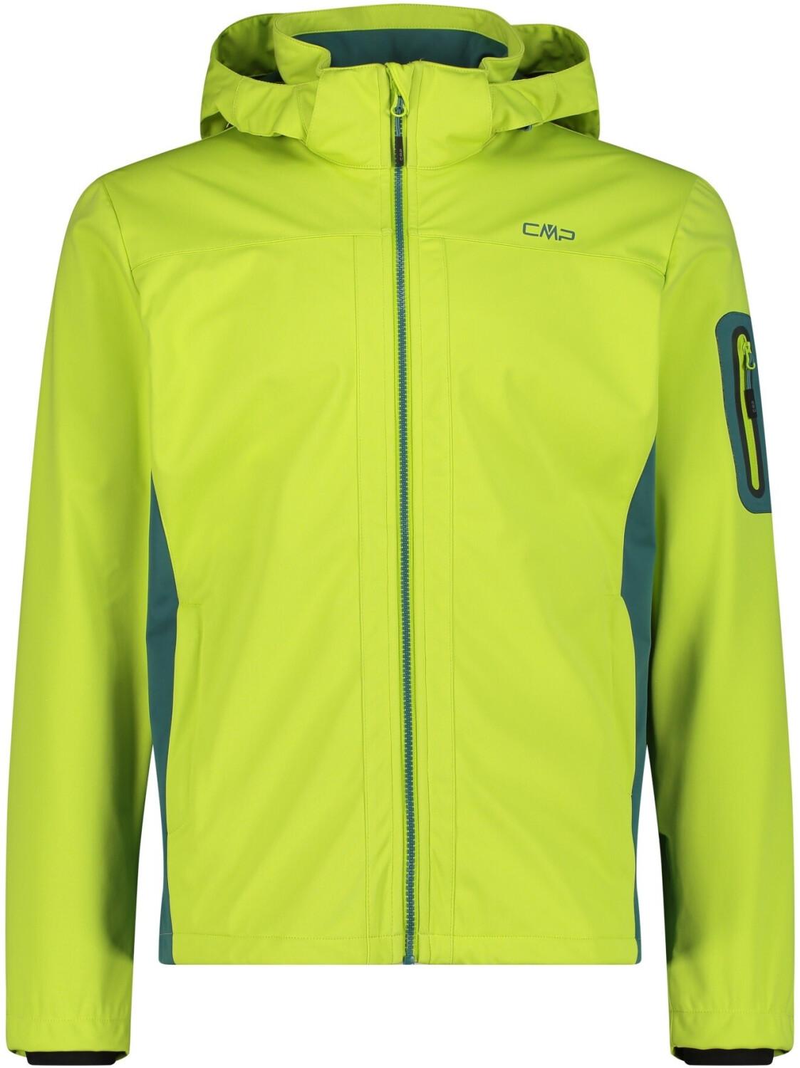 

Куртка CMP Light Softshell Jacket с отстегивающимся капюшоном (39A5027) Softshelljacket Man Zip Hood (39a5027-01et) acido-lichen 52