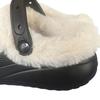 2025 Winter Plus Velvet Cotton Slippers, Outdoor Closed-Toe, 5cm Height Boost