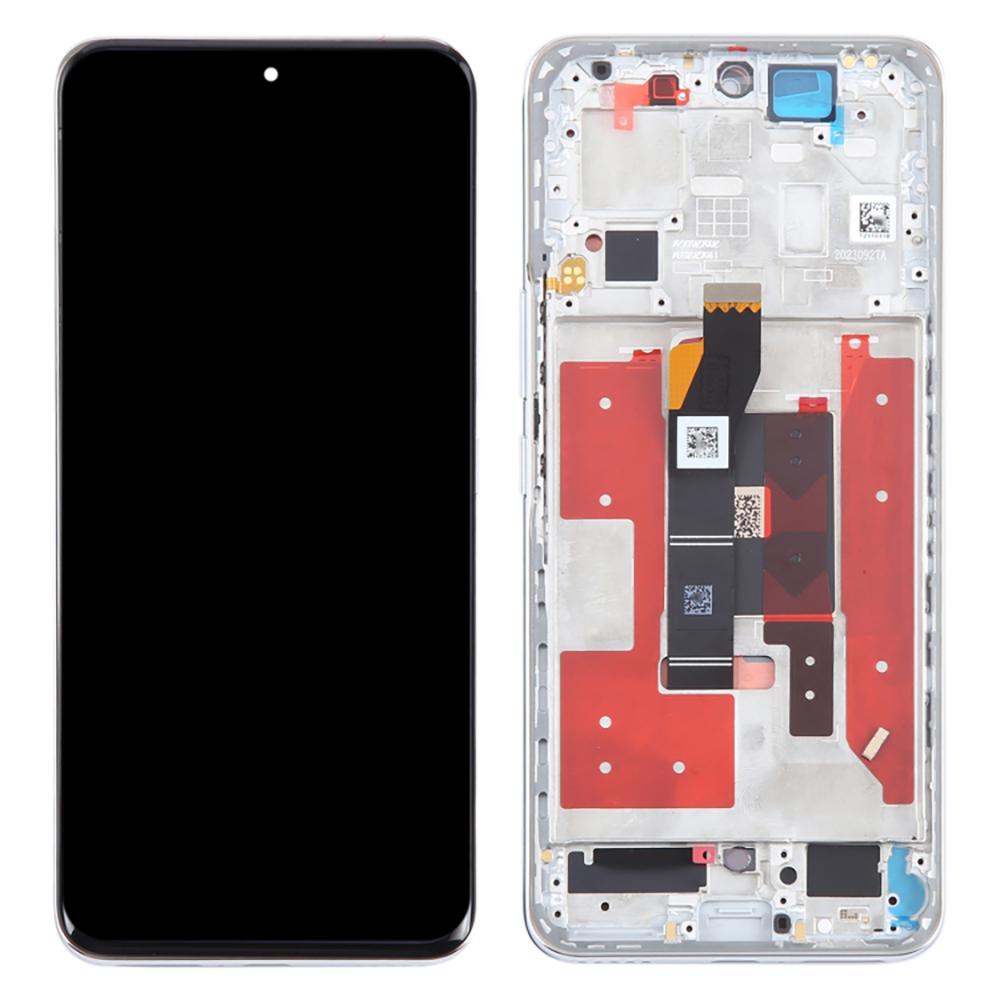 

For Honor 100 5G MAA-AN00 OEM Grade S OLED Screen and Digitizer Assembly+Frame (Without Logo) Silver