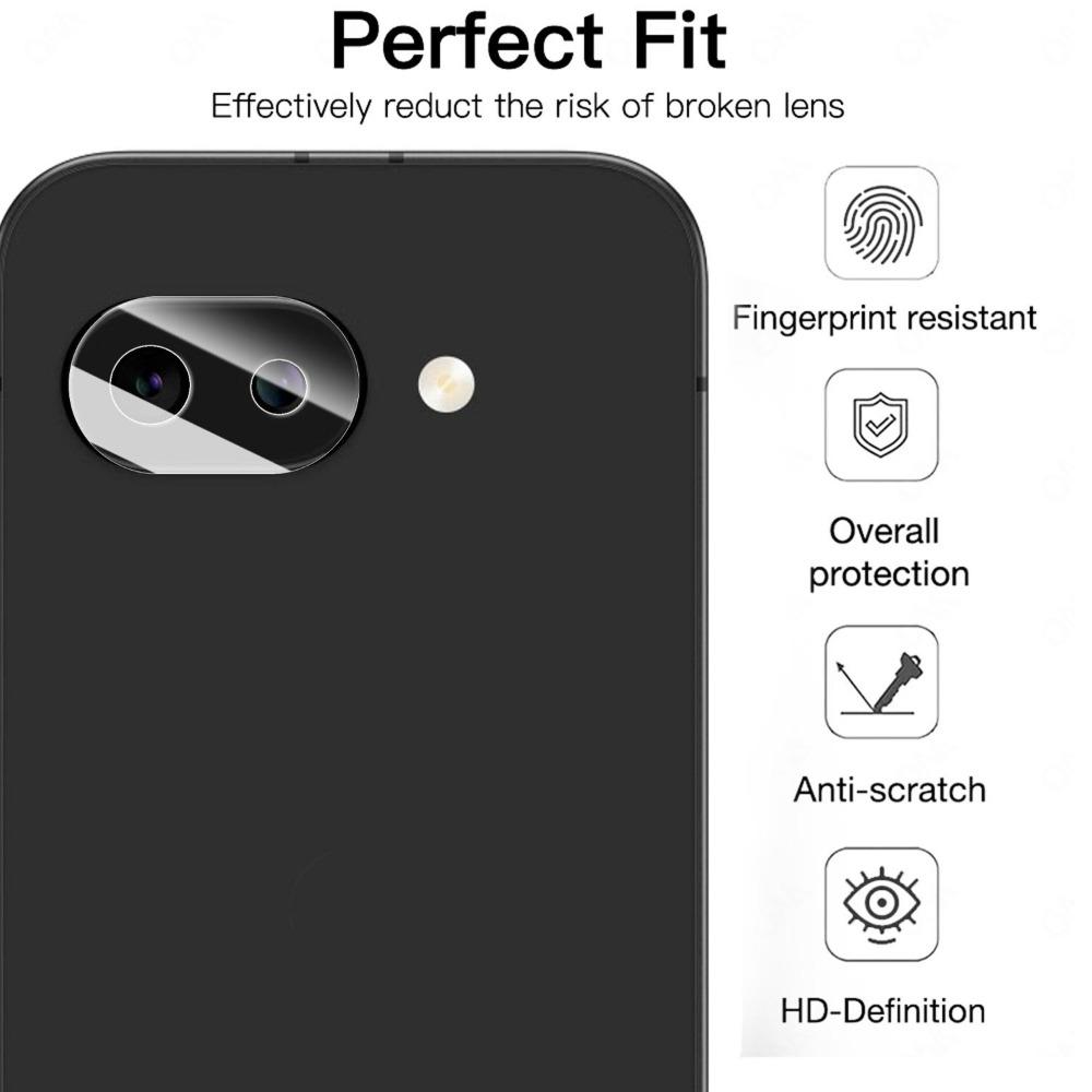 1-5Pcs 3D Curved Camera Tempered Glass Lens Protectors for Google Pixel 9A Anti-scratch Lens Protective Film for Google Pixel 9a