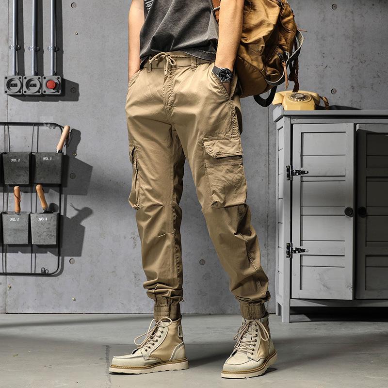 Summer Outdoor Overalls Wear-resistant and Dirt-resistant Loose Pants Casual Pants Men's High-end Men's Pants High-end Men's Clothing