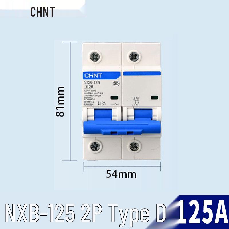 Chint NXB Air Switch Circuit Breaker: 1P, 2P, 3P, 4P Household Type D Three-Phase Disconnector 380V.