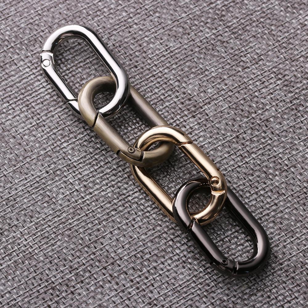Bottle Hooks Camping Hiking Spring Oval Rings Handbags Clips Outdoor Carabiner Bag Belt Buckles