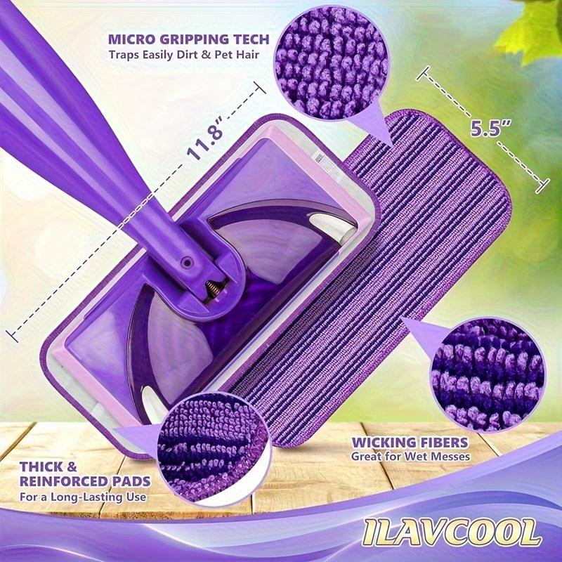 1 stuks synthetische vezel dweilpads - herbruikbaar, sterke absorptie, huisdierhaar opvangend, stof- en vuilgrijpers, schoonmaakaccessoires