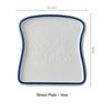 Creative Bread Shaped Ceramic Breakfast Plate Toast   Dishes Salad Fruit Snack Tray Household  Tableware Dinner