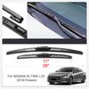 2PCS Car Blade Windshield Rubber Wiper For NISSAN Altima ARIYA JUKE LEAF MARCH MICRA NOTE NV200 SENTRA VERSA Auto Accessories