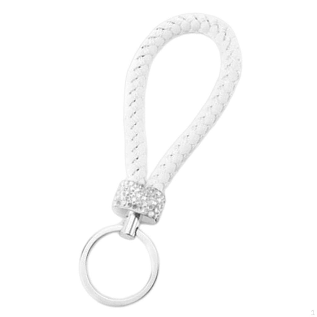 Automotive Universal Car Keychain with Sparkly Rhinestone for Automobile, Home and Office Durable