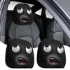 2pcs Car Headrest Covers Big Eyes Auto Headrest Protector Decorative Interior Accessories  Universal Car Seat Headrest Cover