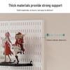 Pegboard Wall Organizer - No-Drill DIY Storage Shelf for Study Room or Desk