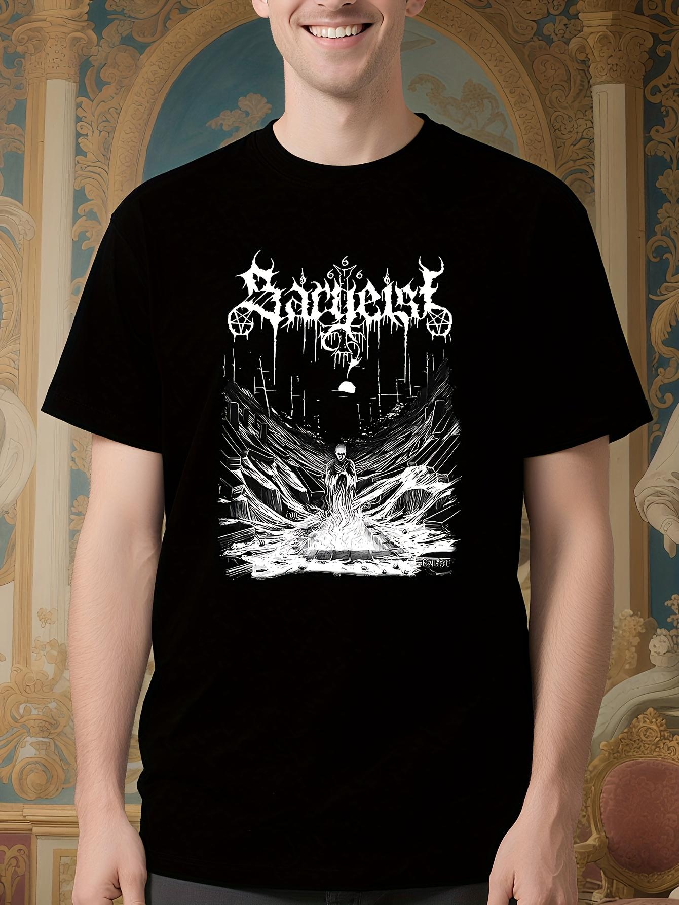 Sargeist Heavy Metal Band Graphic Tshirt - Black Oversize... L